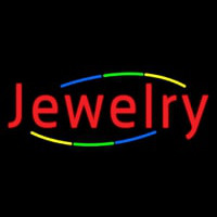 Multicolored Deco Style Jewelry Neon Skilt