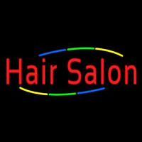 Multicolored Hair Salon Neon Skilt