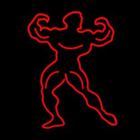 Muscle Man Neon Skilt