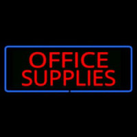 Office Supplies Neon Skilt