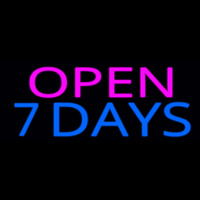 Open 7 Days Neon Skilt