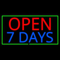 Open 7 Days Neon Skilt