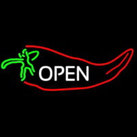 Open Chili Neon Skilt