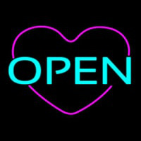 Open Heart Neon Skilt