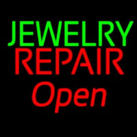 Open Jewelry Repair Neon Skilt