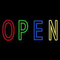 Open Neon Skilt