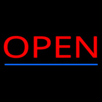 Open Neon Skilt