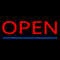 Open Neon Skilt