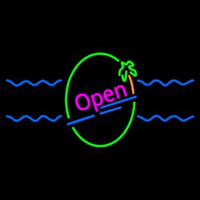 Open Neon Skilt