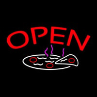 Open Pizza Neon Skilt