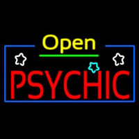 Open Psychic Neon Skilt