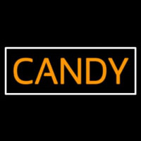 Orange Candy Neon Skilt