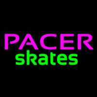 Pacer Skates Logo Neon Skilt