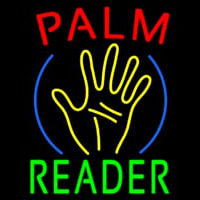 Palm Reader Hand Logo Neon Skilt