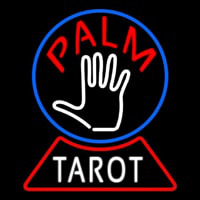 Palm Tarot Crystal Neon Skilt