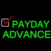 Payday Advance Neon Skilt