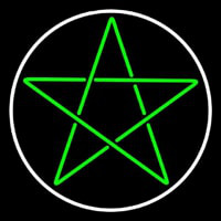 Pentacle Neon Skilt