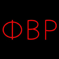 Phi Beta Rho Neon Skilt