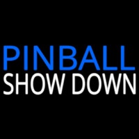 Pinball Showdown 1 Neon Skilt