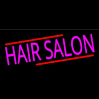 Pink Hair Salon Neon Skilt