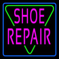 Pink Shoe Repair Block Neon Skilt