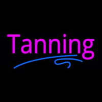 Pink Tanning Neon Skilt