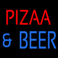 Pizza And Beer Neon Skilt