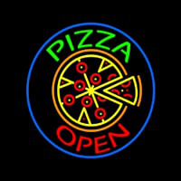 Pizza Open Neon Skilt