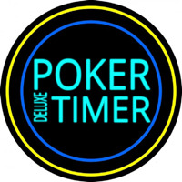 Poker Timer Delu e Neon Skilt