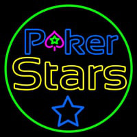 Pokers Stars 1 Neon Skilt