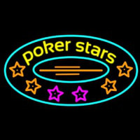 Pokers Stars 2 Neon Skilt