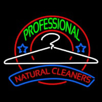 Professional Natural Cleaners Neon Skilt