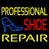 Professional Shoe Repair Neon Skilt