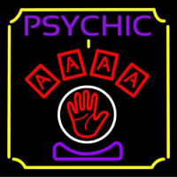 Psychic With Hand Neon Skilt