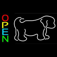 Puppies With Logo 2 Neon Skilt