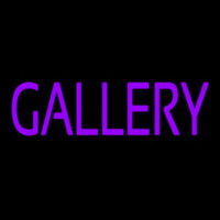 Purle Gallery Neon Skilt