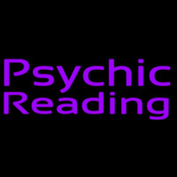 Purple Psychic Reading Neon Skilt