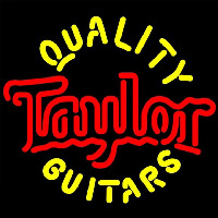 Quality Taylor Guitars Neon Skilt