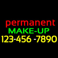 Rde Permanent Make Up With Phone Number Neon Skilt