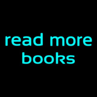 Read More Books Neon Skilt