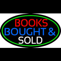 Red Books Bought And Sold Neon Skilt