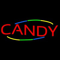 Red Candy Neon Skilt