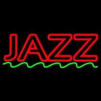 Red Colored Jazz Block 1 Neon Skilt