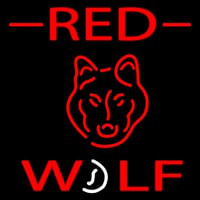 Red Dog Logo Neon Skilt