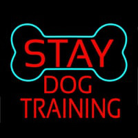 Red Dog Training Block 1 Neon Skilt