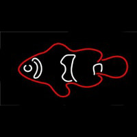 Red Fish 3 Neon Skilt