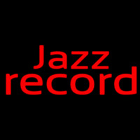 Red Jazz Record 1 Neon Skilt