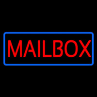 Red Mailbo  Neon Skilt