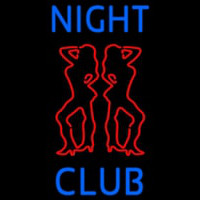 Red Night Club Girls Neon Skilt