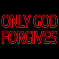 Red Only God Forgives Neon Skilt